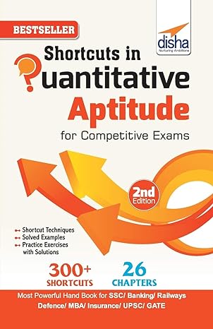 Quantitative Aptitude by Disha Experts Sarvesh Verma