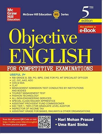 Objective English for Competitive Examinations